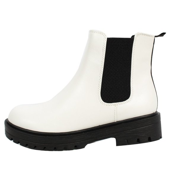 White Chelsea Boots - Picture 4 of 5
